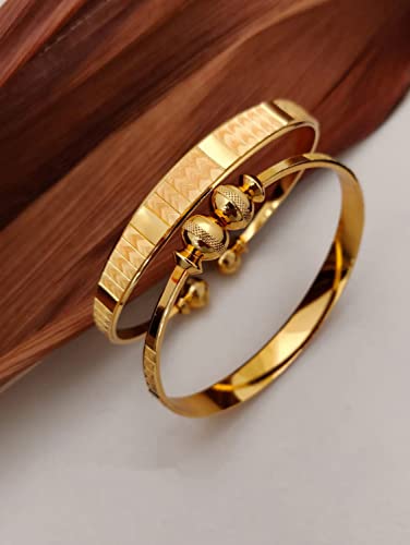 Elegant 18k Plated Bracelet Bangle, Size